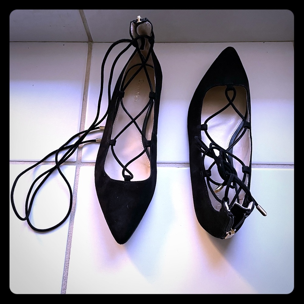 Black Ballerina Flats